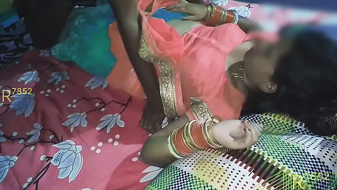 Indian Milf'S Boyfriend Opens Her Saree, Bra, And Blouse Before They Share A Sensual Breastfeeding Experience